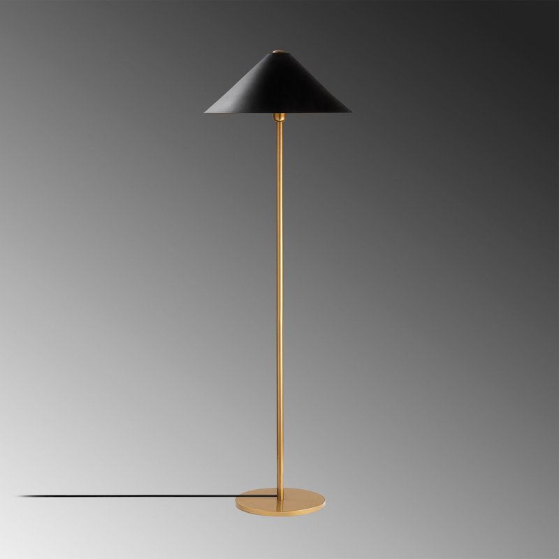 Lampe sur pied glamour avec corps en métal 18,1 x 18,1 x 59,1 pouces | Douille E27, 40 W maximum | Plaque de base: 12,2 po x 12,2 po x 0,8 po | Câble de 6,6 pi | Éclairage élégant pour le salon, la chambre à coucher ou le bureau | Design élégant et fonctionnel