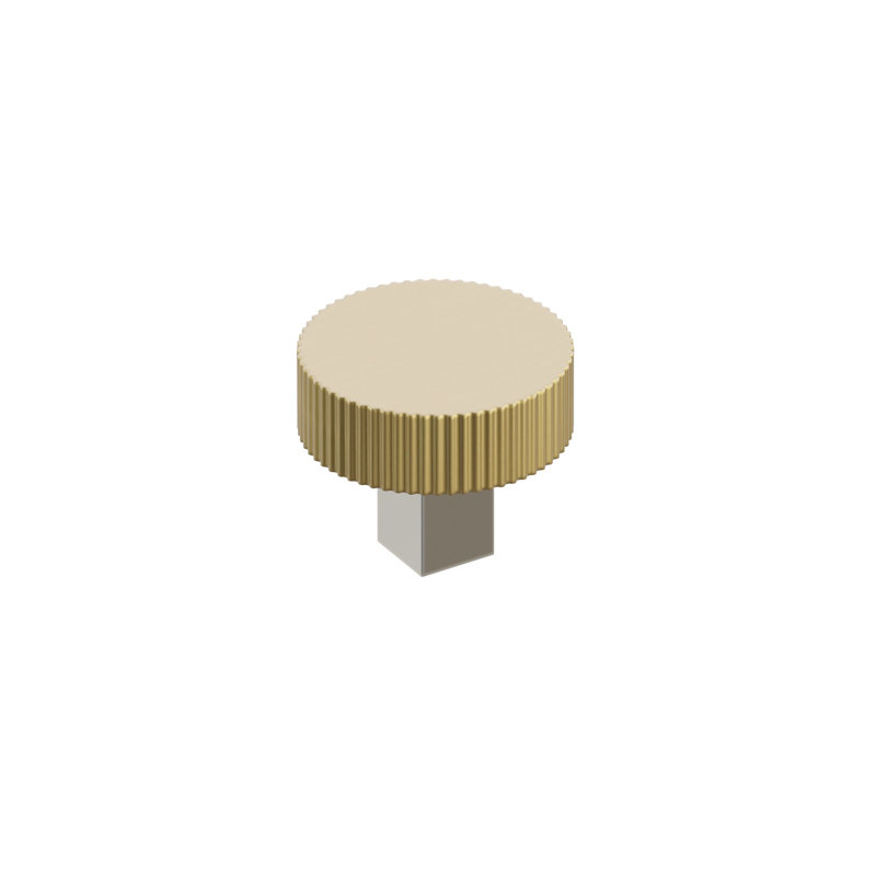 Poignée de meuble-lavabo Emtek Select, 1 3/4", Laiton non laqué / nickel poli