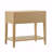 1-Drawer Nightstand, Coastal Scandinavian Wooden Bedside Table with Open Lower Shelf