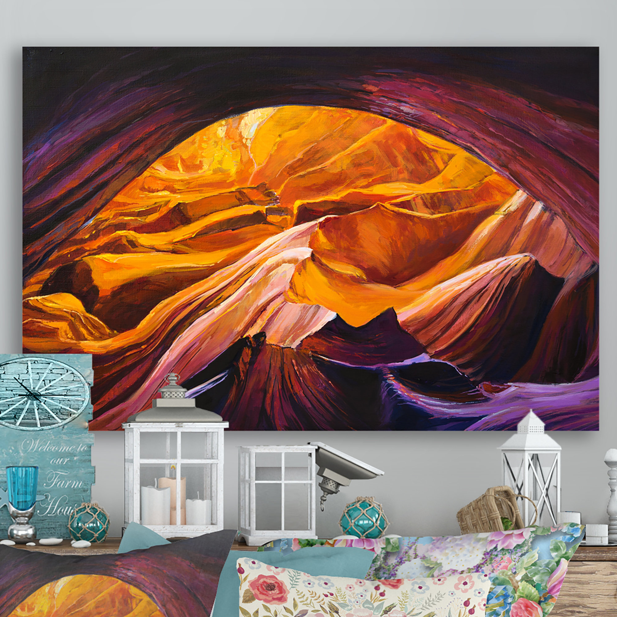 Millwood Pines Grand Canyon - Picture Frame Print on Canvas | Wayfair