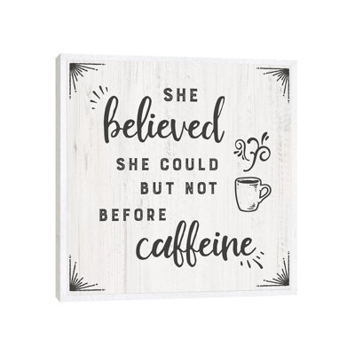 Caffiene - Print on Canvas