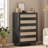  5 Drawers Rattan Dresser-499806191