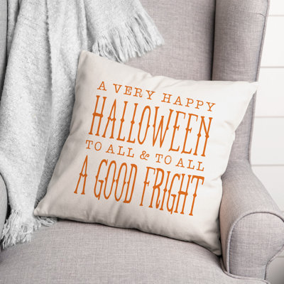  Coussin Happy Happy And To All A Good Fright