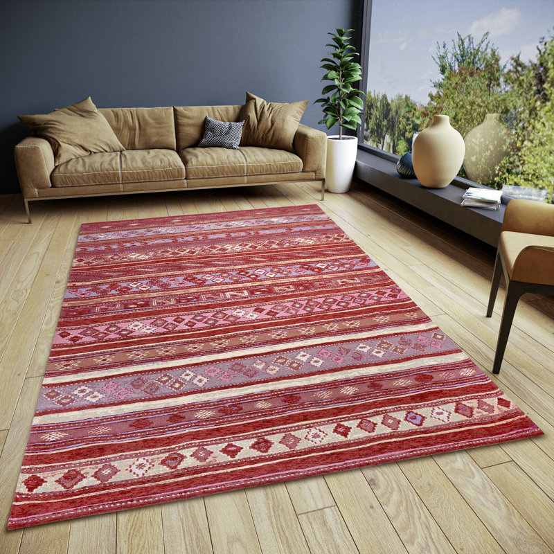 Gobelin Red Rug, Rectangular 75 x 150cm