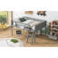 Lit mezzanine double en bois gris avec construction-241233904-241233911
