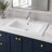 30-Inch White Ceramic Bathroom Sink, Fits 30-Inch Vanity,Pre-Drilled Faucet Hole,Modern Minimalist Design,Durable & Easy to Clean-132835540