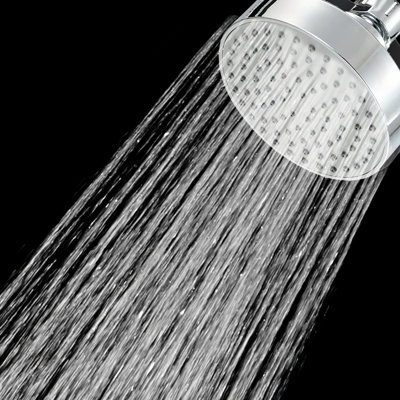Head - High Pressure Rain - Quality - 1-Min Install - Easy Clean Adjustable Replacement For Your Bathroom Shower Heads