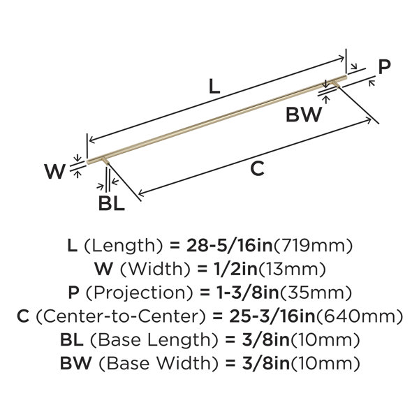 Dimensions du produit