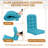Outdoor/Indoor High Back Chair Cushion-125529606