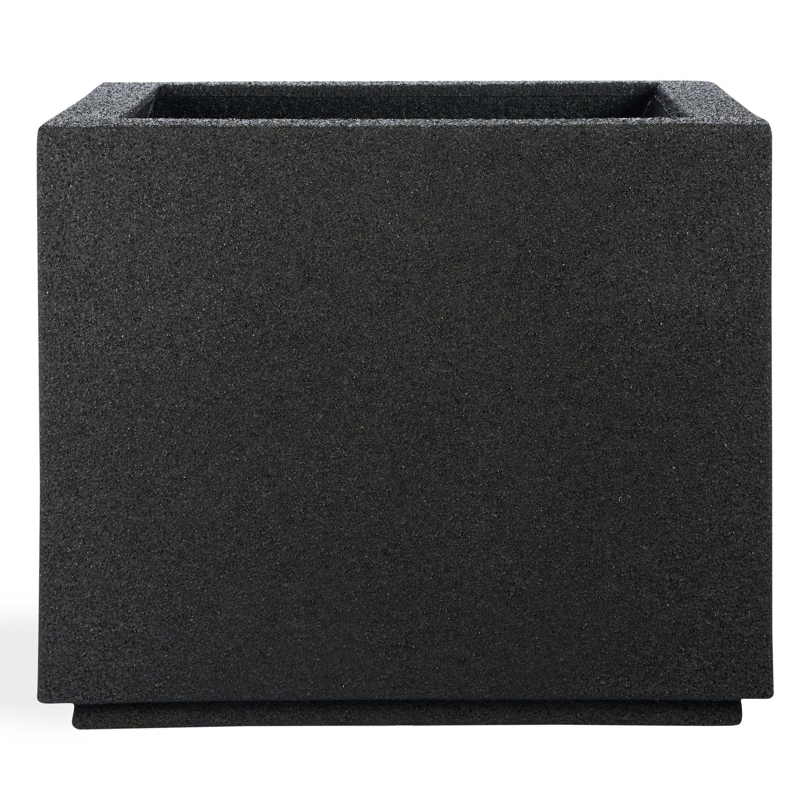 Gita 23" Planter Box, Black Granite