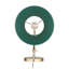 Applique murale articulée en laiton vieilli avec vert pin Orwell-106900597