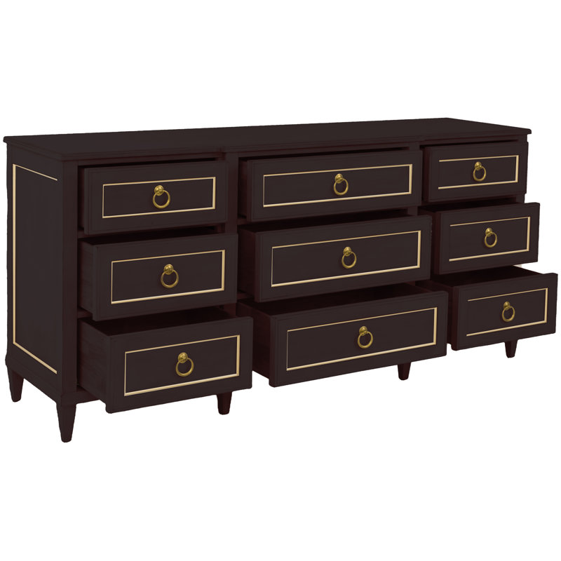 9 - Drawer Dresser, Coffee Mocha