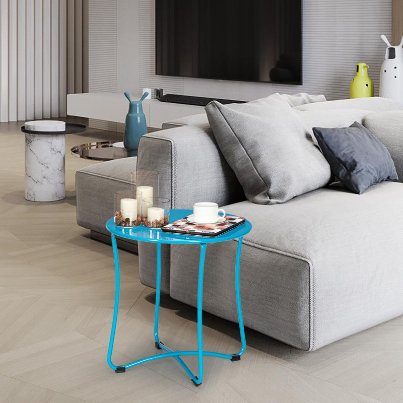 Table de bout Faiga, Bleu