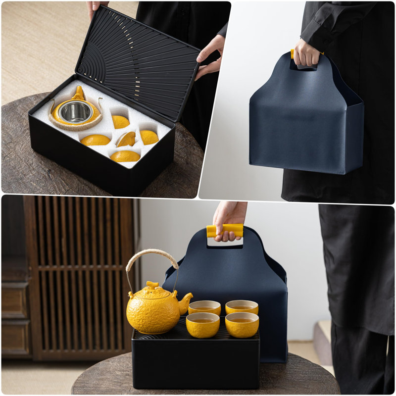 Latitude Run® Ariayah 25oz. No Pattern Teapot Set