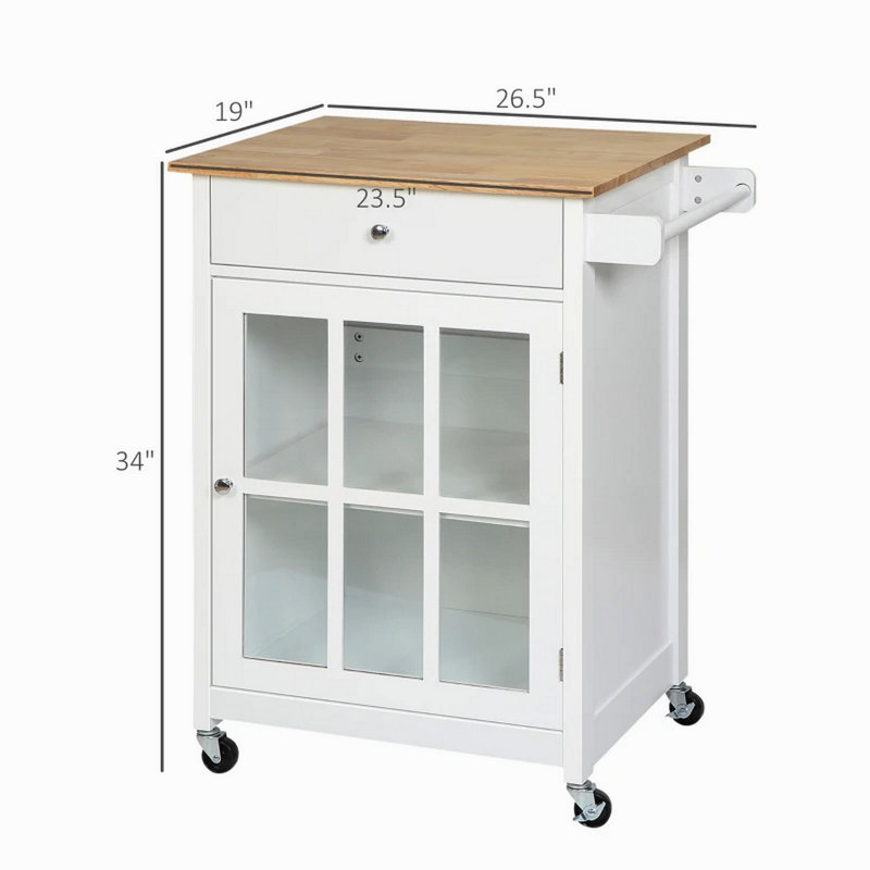 Îlot de cuisine mobile, chariot de cuisine portable