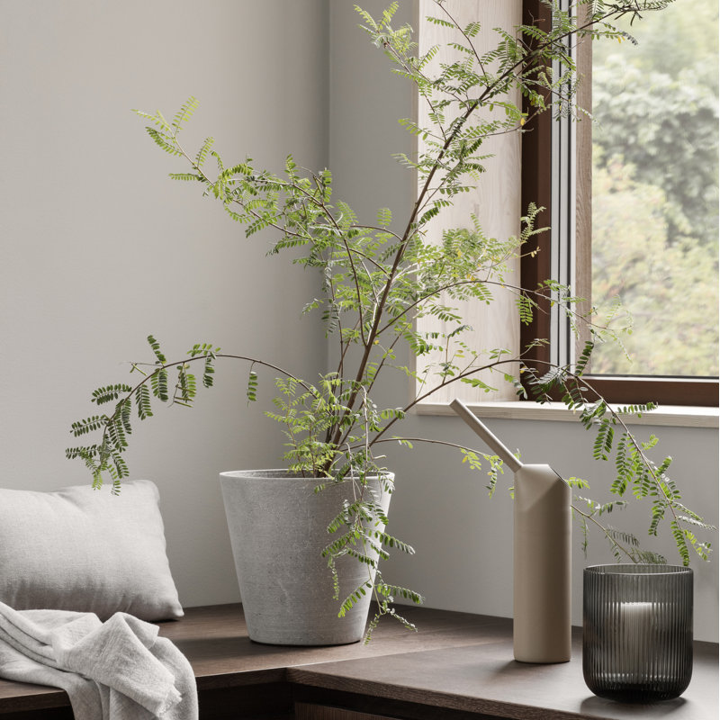 Ouragan de table en verre VEN, H 6,1 po x l 5,5 po x P 5,5 po, Fumée