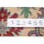 Tapis oriental géométrique rouge Kazak 10