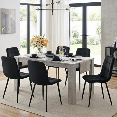 Amiela 6 - Person Dining Set