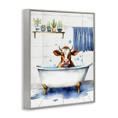 Bétail, Baths Suds, estampe numérique par Kim Allen bk-126