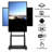 JYXCN 55" Smart Whiteboard Pro Wireless Sharing Interactive Dual System for Training Rooms, Classroom and Office