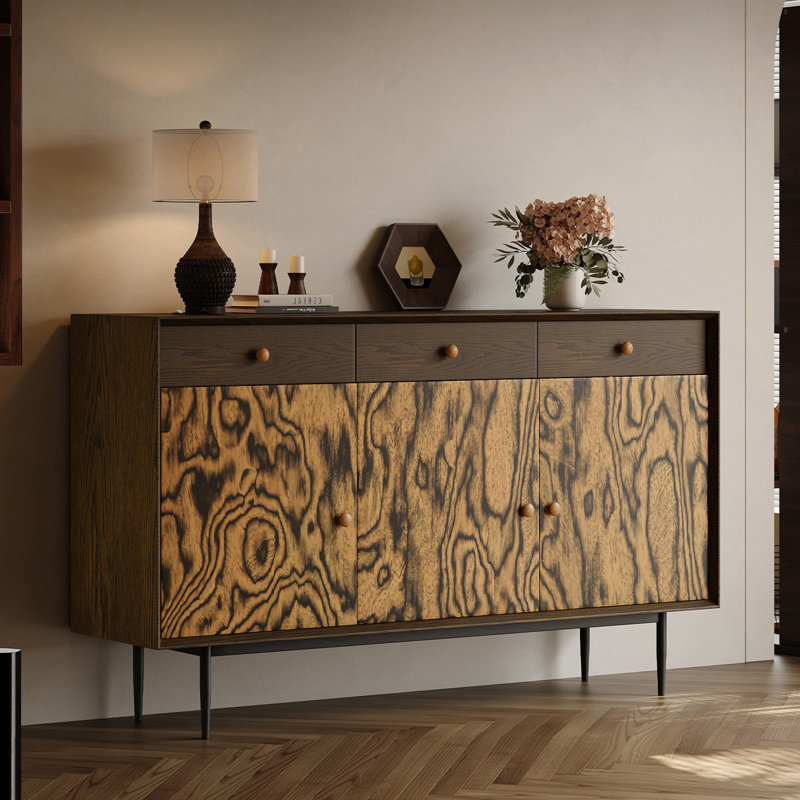 Buffet haut de gamme rétro et minimaliste