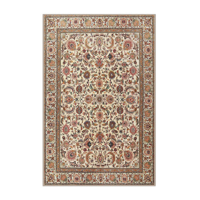 Tapis beige/noir traditionnel O'Carroll
