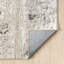 Tapis abstrait beige et gris 8 pi x 10 pi