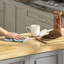 Solid Wood Top Kitchen Island-339893670
