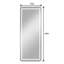 Miroir vertical pleine longueur avec lumière DEL