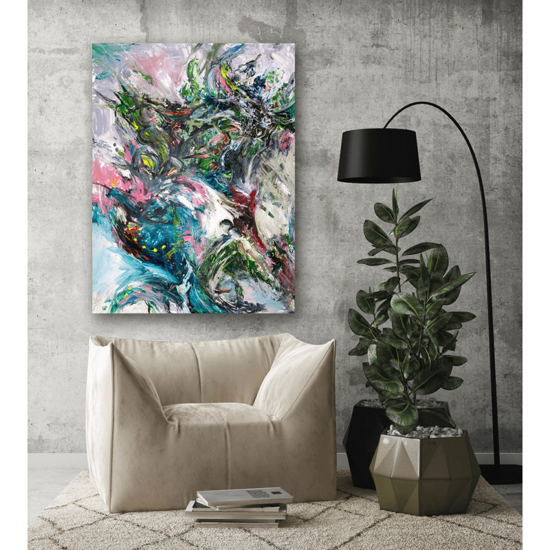 Aviaire I - reproduction d'art sur toile, H 24 po x l 20 po x P 1 po, Toile tendue