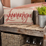 Sawyer Mill Solid Colour Cotton Reversible Throw Pillow