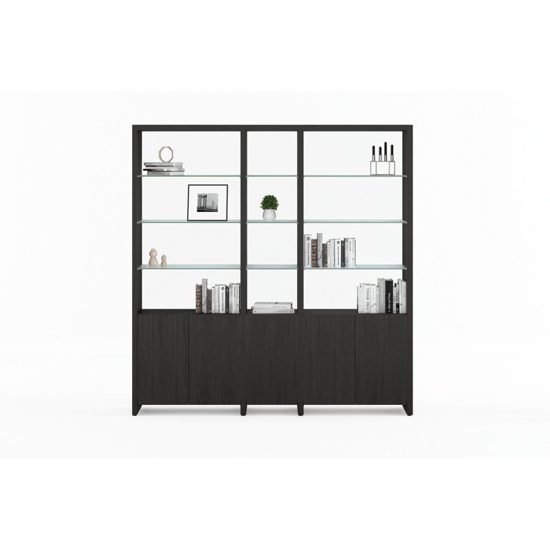 Linea™ Bookcase, Charcoal Stained Ash