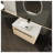 Everest 35.43 " W Free Standing Wall Mounted 1 Single With Resin Top