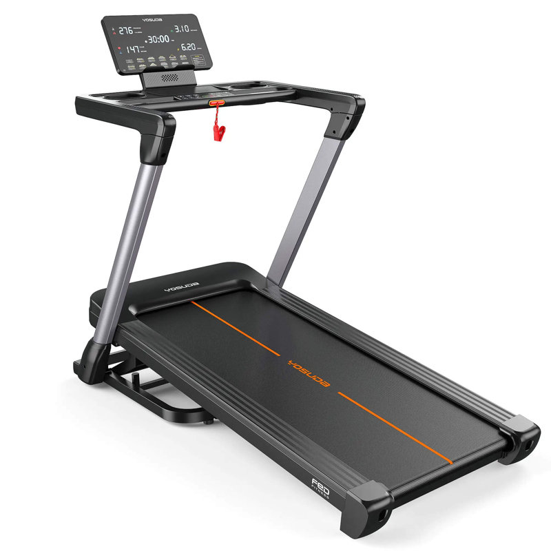 Tapis de course pliable FED Fitness Yosuda Series TM2, capacité de 181 kg, inclinaison de 0 à 18 %, moteur silencieux sans balais