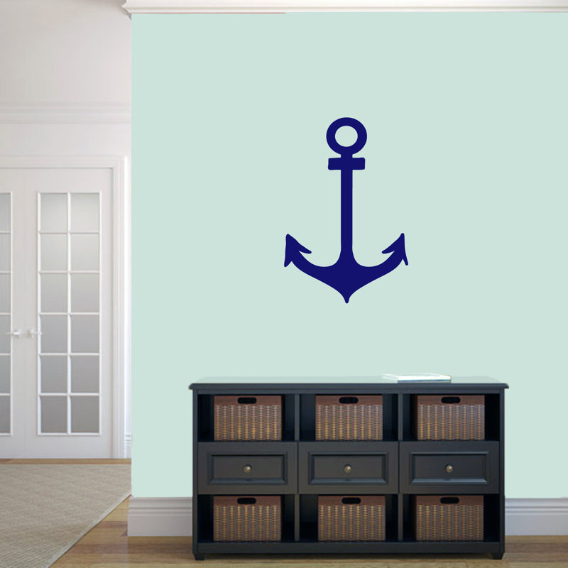 Adhésif décoratif ancre Wagner, Bleu marine