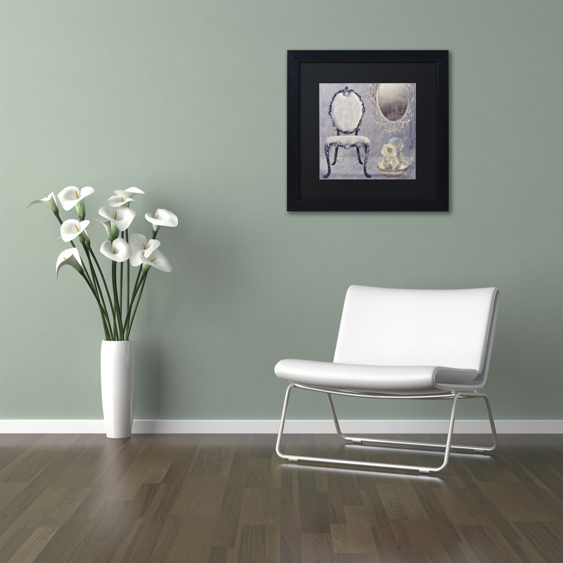 «Salon II» par Jadaya, impression encadrée, Noir, H 16 po x l 16 po x P 0,5 po, Cadre noir