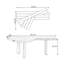 Bureau créatif en bois massif noir-1312260102