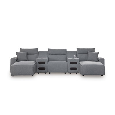 Bodie 5-Piece Power Reclining Sectional With Chaise
