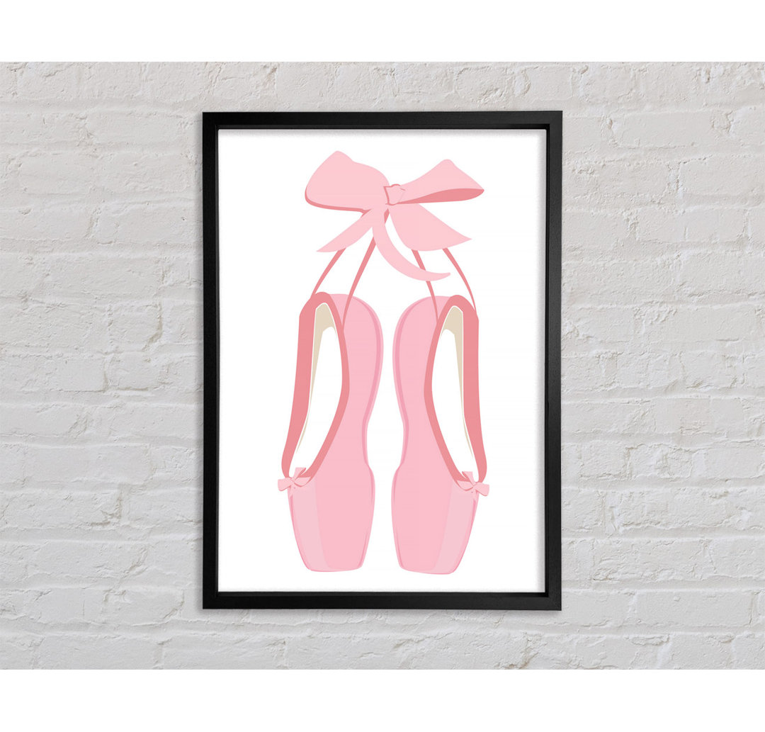 Ballerina Shoes 5 - Einzelne Bilderrahmen Kunstdrucke auf Leinwand