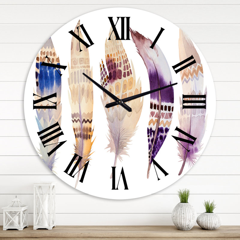 Horloge murale bohème et éclectique, Grand