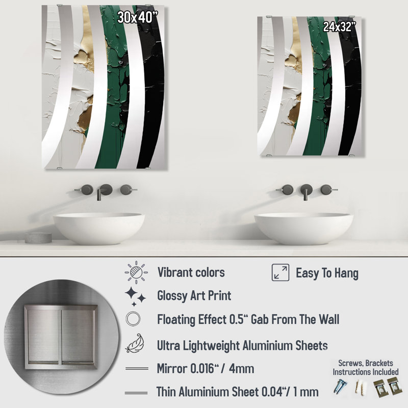 Rhaney Rectangle Mirror, 32" x 24"