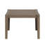 Ensemble de meubles d'extérieur en bois de teck 3 pièces avec fauteuil et table d'appoint Northlake-123103137-123103143