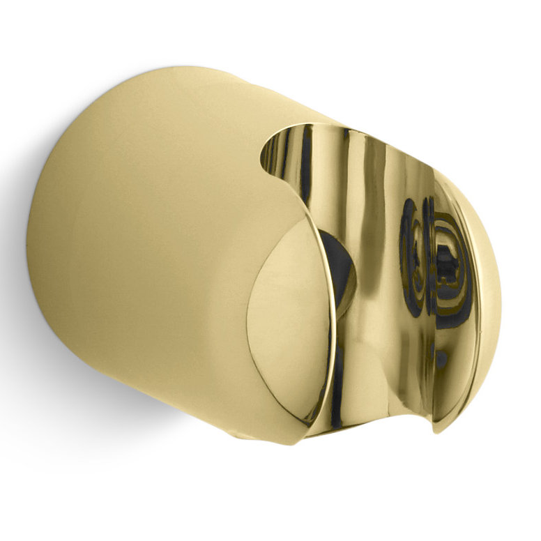 Mastershower Fixed Wall Bracket, Vibrant Polished Brass