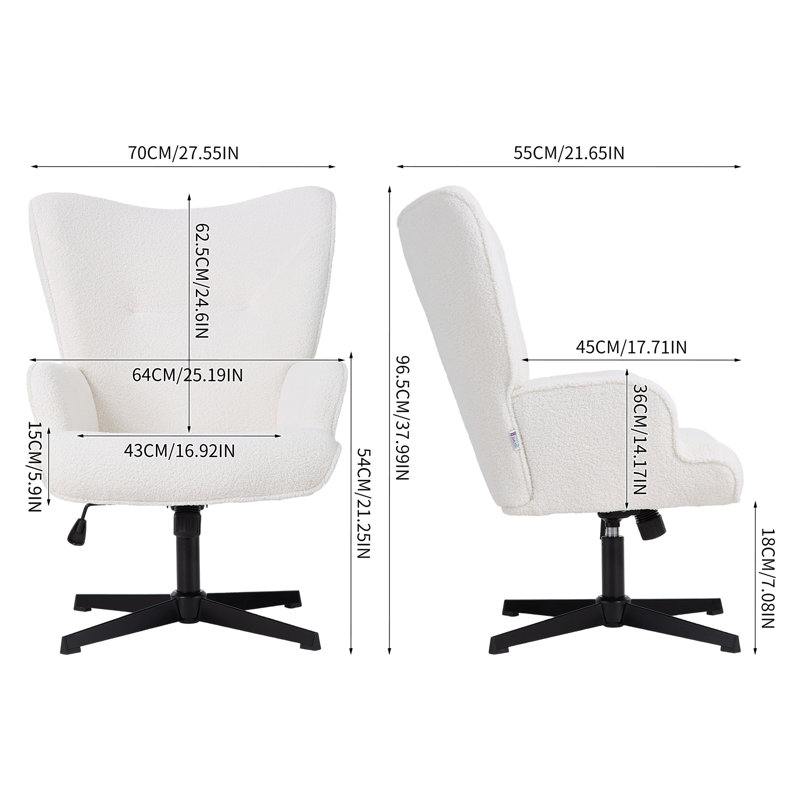 Upholstered Swivel Armchair