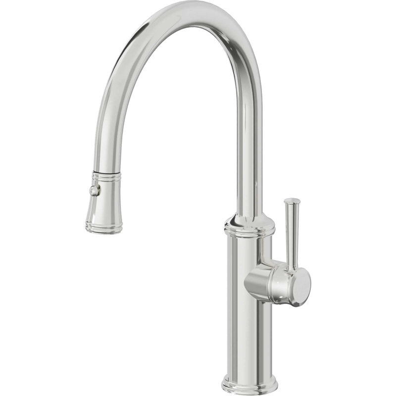 Davoli Kitchen Faucet, Polished Chrome