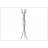 Coat Racks, Freestanding 11-Hook Modern Hall Tree 74"H Entryway Organizer | Black | Metal