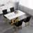 Kekeli 6 - Person Pedestal Dining Set-106383671-106383664
