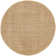 Garette Natural Fiber Jute Pile Jute Solid Color Rug in Natural