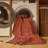 Machine Washable Solid Brown Area Rug-648178752