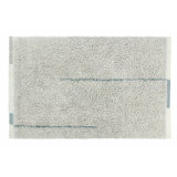 Free Your Soul Hand Tufted Wool Area Rug in Natural/Silver Gray/Smoke Blue
